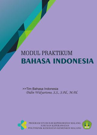Cover Modul Praktikum Bahasa Indonesia
