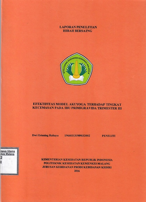 Cover STATUS KESEHATAN LANSIA BERDASARKAN AKTIFITAS BERDAYAGUNA  DI DESA SENTUL KECAMATAN PURWODADI KABUPATEN PASURUAN