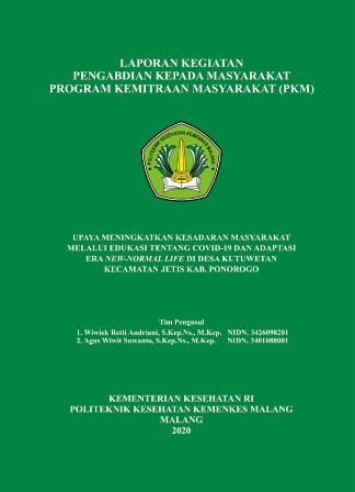 Cover PROGRAM PEMBINAAN WILAYAH BERKELANJUTAN “PENGEMBANGAN RUMAH SAHABAT DM” DI WILAYAH BINAAN LINGKUNGAN GENDINGAN & KRAJAN KELURAHAN KENITEN - KECAMATAN PONOROGO KABUPATEN PONOROGO