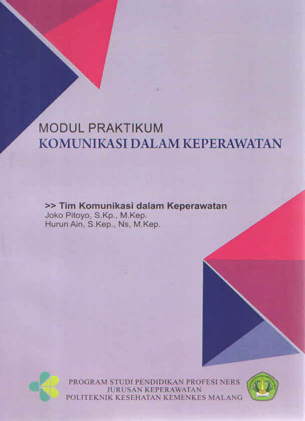 Cover Modul Praktikum Komunikasi Dalam Keperawatan