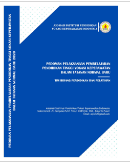 Cover PEDOMAN PELAKSANAAN PEMBELAJARAN PENDIDIKAN TINGGI VOKASI KEPERAWATAN DALAM TATANAN NORMAL BARU