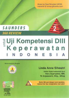 Cover Saunders 360 REVIEW untuk Uji Kompetensi DIII Keperawatan Indonesia Edisi 2