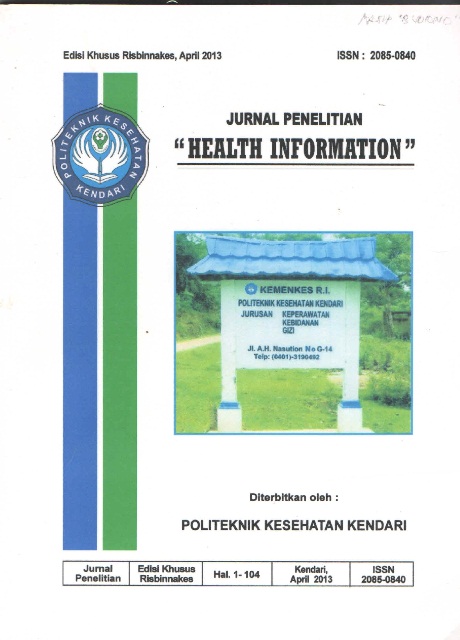 Cover JURNAL PENELITIAN HEALTH INFORMATION