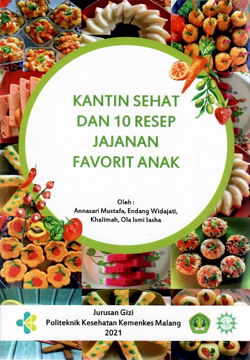 Cover KANTIN SEHAT DAN 10 RESEP JAJANAN FAVORIT ANAK