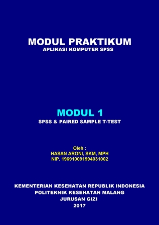 Cover Modul Komputer Aplikasi Komputer SPSS