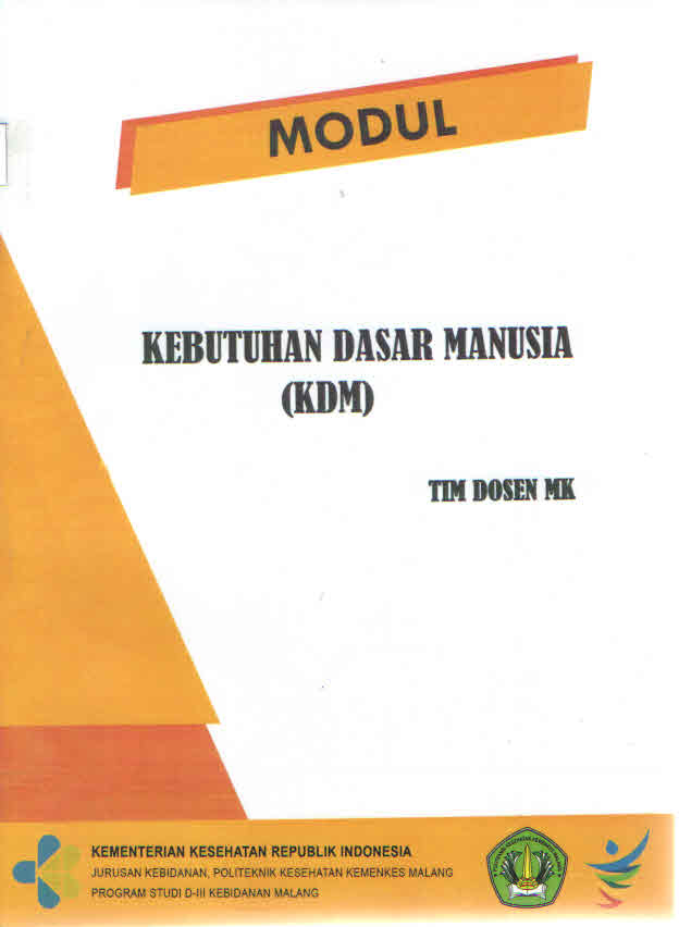 Cover Modul Kebutuhan Dasar Manusia ( KDM )