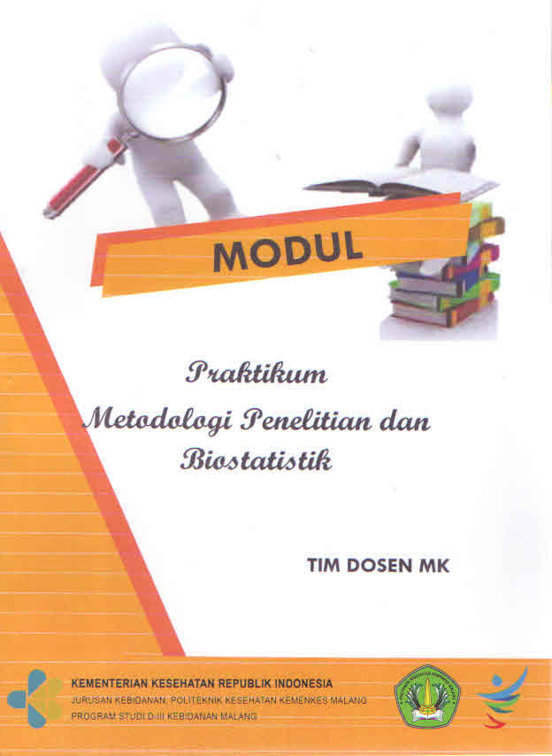 Cover Modul Praktikum metodologi Penelitian Dan Biostatistik