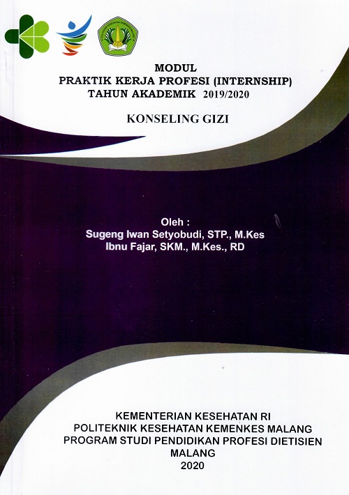 Cover Modul Praktik Kerja Profesi (Internship) Tahun Akademik 2019/2020