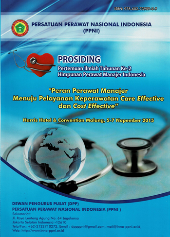 Cover PROSIDING Pertemuan Ilmiah Tahunan Ke-2 Himpunan Perawat Manajer Indonesia