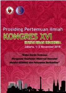 Cover Prosiding Pertemuan Ilmiah Kongres XVI Ikatan Bidan Indonesia