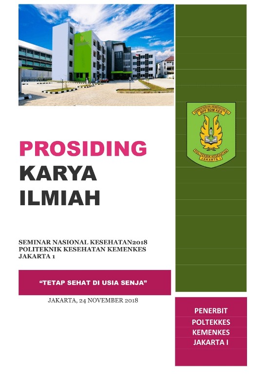 Cover Prosiding Karya Ilmiah Seminar Nasional Kesehatan 2018 Politeknik Kesehatan Kemenkes