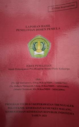 Cover Studi Penanganan Pre-Hospital Stroke Pada Keluarga