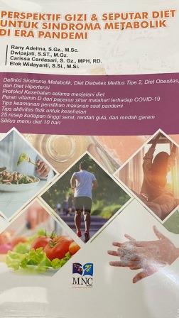 Cover Perspektif Gizi & Seputar Diet untuk Sindroma Metabolik di Era  Pandemi / Rany Adelina, dkk