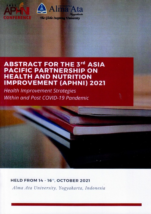 Cover ABSTRACT FOR THE 3RD ASIA PACIFIC PARTNERSHIP ON HEALTH AND NUTRITION IMPROVEMENT