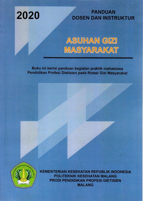 Cover Panduan Dosen Dan Instruktur Asuhan Gizi Masyarakat