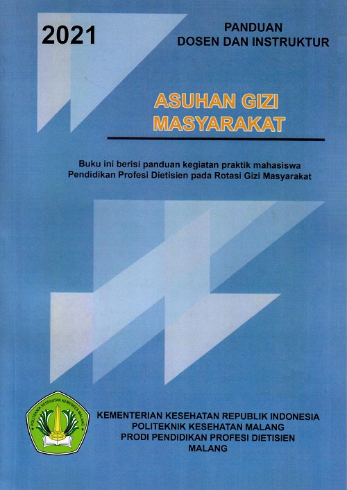 Cover Panduan Dosen dan Instruktur Asuhan Gizi Masyarakat
