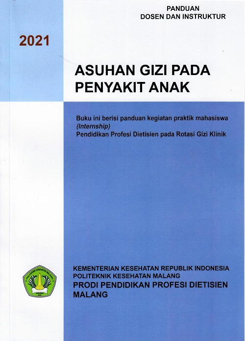 Cover Panduan Dosen dan Instruktur Asuhan Gizi Pada Penyakit Anak