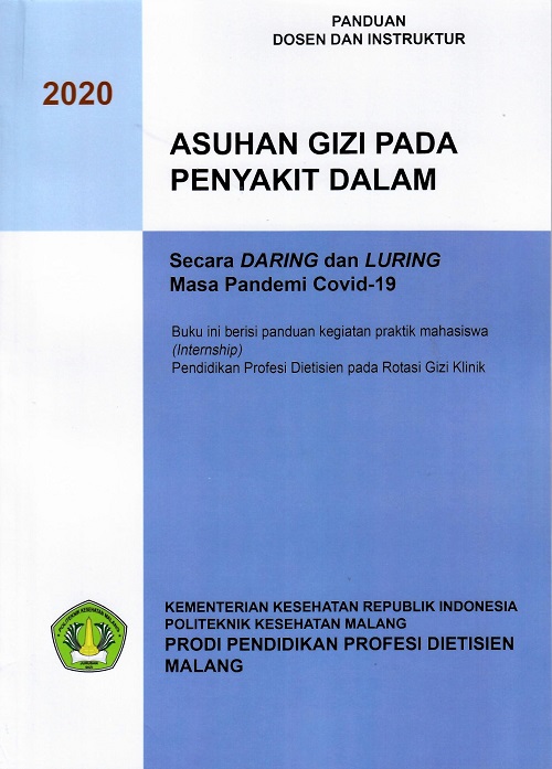 Cover Panduan Dosen Dan Instruktur Asuhan Gizi Pada Penyakit Dalam