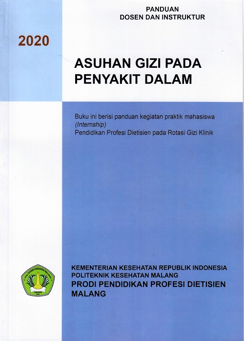 Cover Panduan Dosen Dan Instruktur Asuhan Gizi Pada Penyakit Dalam