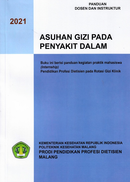 Cover Panduan Dosen dan Instruktur Asuhan Gizi Pada Penyakit Dalam