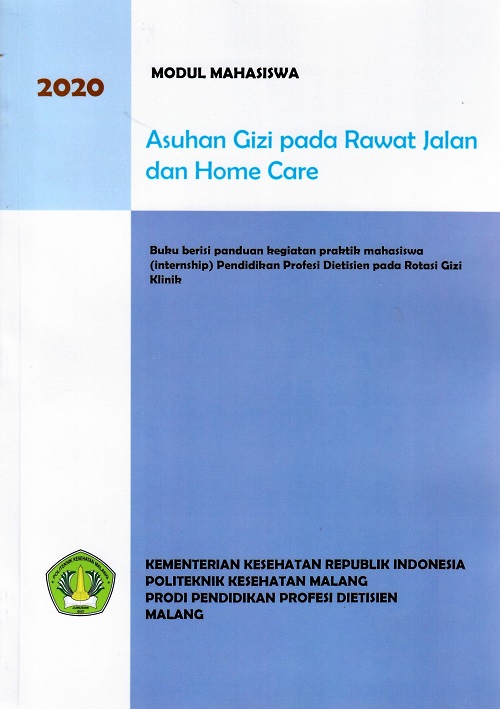 Cover Modul Mahasiswa Asuhan Gizi Pada Rawat Jalan  Dan Home Care