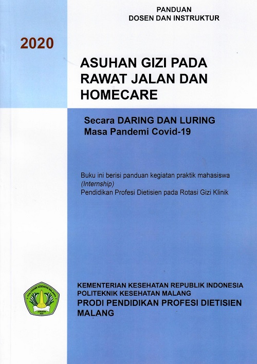Cover Panduan Dosen Dan Instruktur Asuhan Gizi Pada Rawat Jalan Dan Home Care