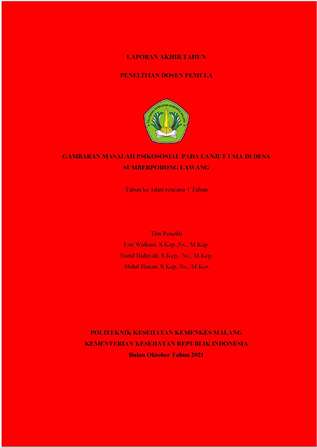 Cover GAMBARAN MASALAH PSIKOSOSIAL PADA LANJUT USIA DI DESA SUMBERPORONG LAWANG