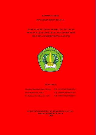 Cover HUBUNGAN RUTINITAS TERAPI LING TIEN KUNG DENGAN KADAR ASAM URAT LANSIA DI RW 4 DAN RW 5 DESA SUMBERPORONG, LAWANG