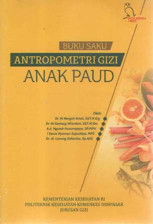 Cover BUKU SAKU ANTROPOMETRI GIZI ANAK PAUD