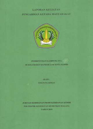 Cover PEMBENTUKAN KAMPUNG IVA  DI KELURAHAN BANDAR LOR KOTA KEDIRI