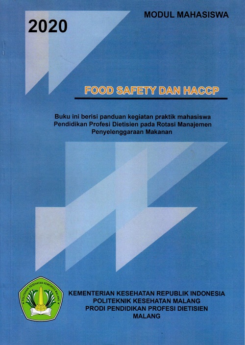 Cover Modul Mahasiswa Food Safety Dan HACCP