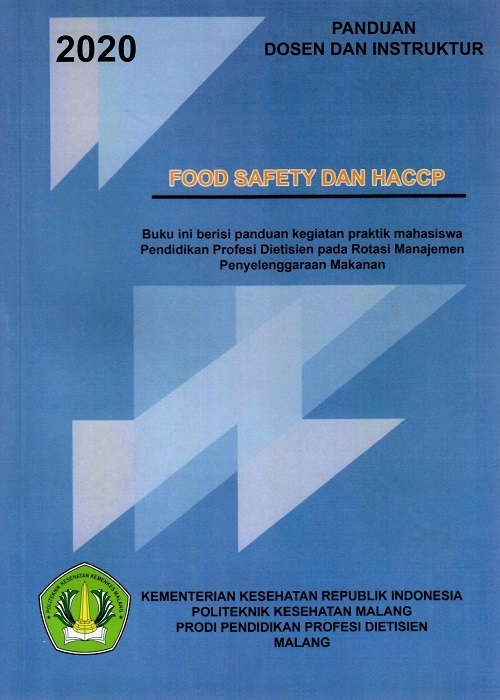 Cover Panduan Dosen dan Instruktur Food Safety Dan HACCP