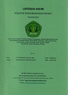Cover Laporan Akhir Kegiatan Pengabdian Masyarakat