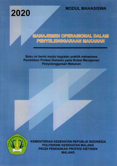 Cover Modul Mahasiswa Manajemen Operasional Dalam Penyelenggaraan Makanan