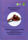 Cover MODUL ADVOKASI KESEHATAN