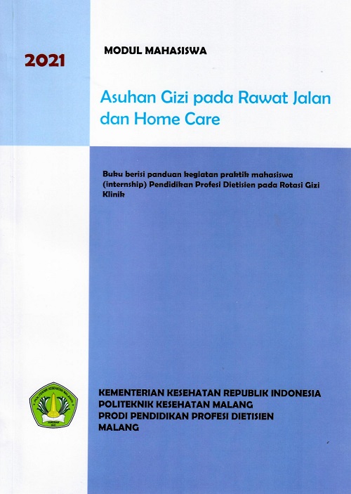 Cover Modul Mahasiswa Asuhan Gizi Pada Rawat Jalan  Dan Home Care
