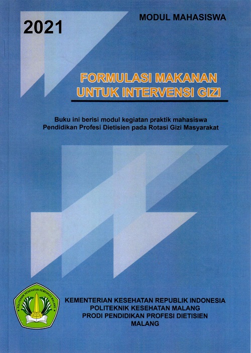 Cover Modul Mahasiswa Formulasi Makanan Untuk Intervensi Gizi