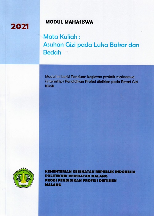 Cover Modul Mahasiswa Mata Kuliah : Asuhan Gizi Pada Luka Bakar Dan Bedah