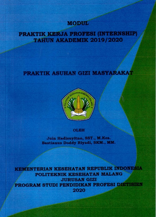 Cover Modul Praktik Kerja Profesi (Internship) Tahun Akademik 2019/2020