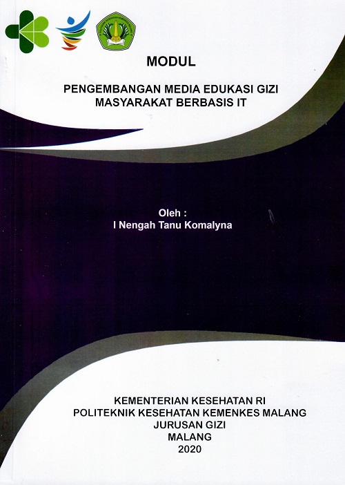 Cover Modul Pengembangan Media Edukasi Gizi Masyarakat Berbasis IT