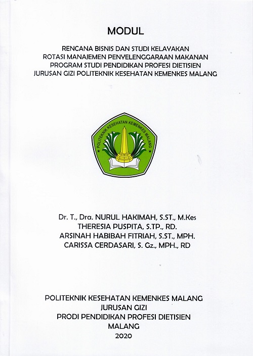 Cover Modul Rencana Bisnis Dan Studi Kelayakan Rotasi Manajemen Penyelenggaraan Makanan