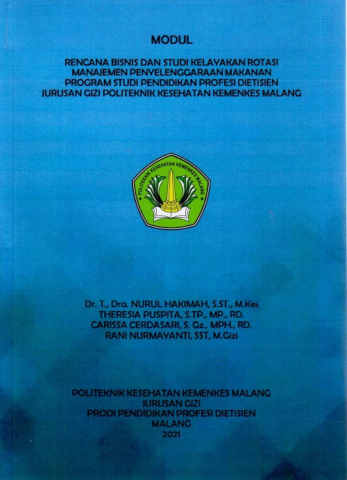 Cover Modul Rencana Bisnis Dan Studi Kelayakan Rotasi Manajemen Penyelenggaraan Makanan