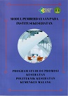 Cover MODUL PEMBERDAYAAN PADA INSTITUSI KESEHATAN