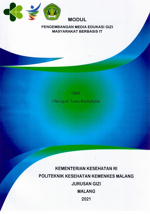 Cover Modul Pengembangan Media Edukasi Gizi Masyarakat Berbasis IT