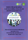 Cover MODUL PRAKTIK KERJA LAPANGAN (PKL) /MAGANG DI INSTITUSI KESEHATAN