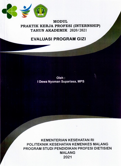 Cover Modul Praktik Kerja Profesi (Internship) Tahun Akademik 2020/2021