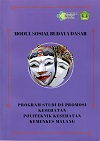 Cover MODUL SOSIAL BUDAYA DASAR