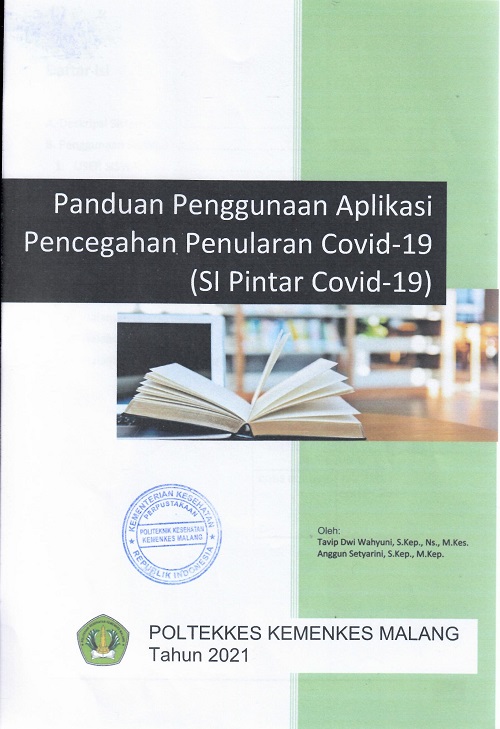 Cover Panduan Penggunaan Aplikasi Pencegahan Penularan Covid -19 (Si Pintar Covid-19)