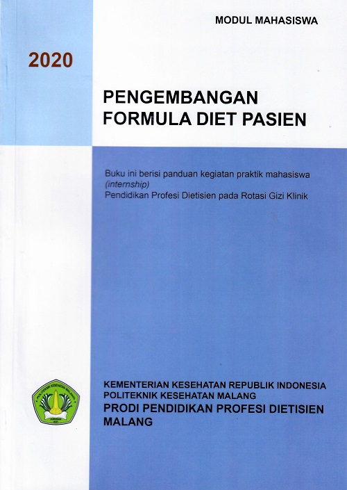 Cover Modul Mahasiswa Pengembangan Formula Diet Pasien