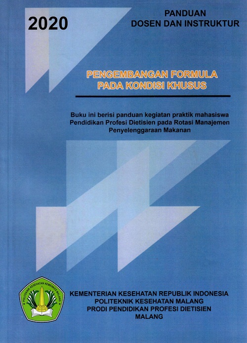 Cover Panduan Dosen dan Instruktur Pengembangan Formula Pada Kondisi Khusus
